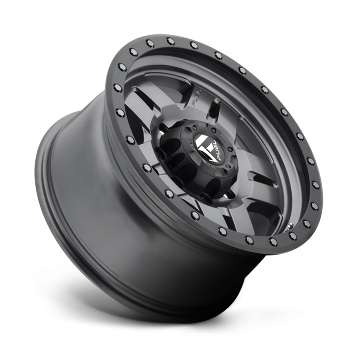 Felga aluminiowa D558 Anza Matte GUN Metal Black Bead Ring Fuel - ujęcie 3