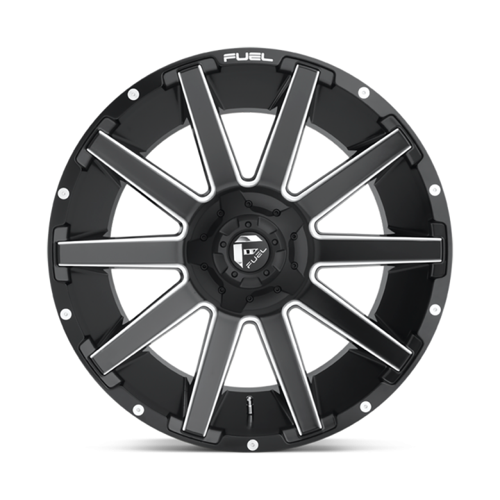 Felga aluminiowa D616 Contra Matte Black Milled Fuel - ujęcie 2
