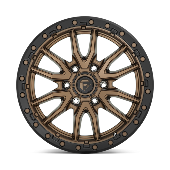 Felga aluminiowa D681 Rebel Matte Bronze Black Bead Ring Fuel - ujęcie 3