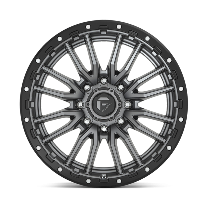 Felga aluminiowa D680 Rebel Matte GUN Metal Black Bead Ring Fuel - ujęcie 3