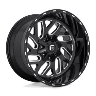 Felga aluminiowa D581 Triton Gloss Black Milled Fuel