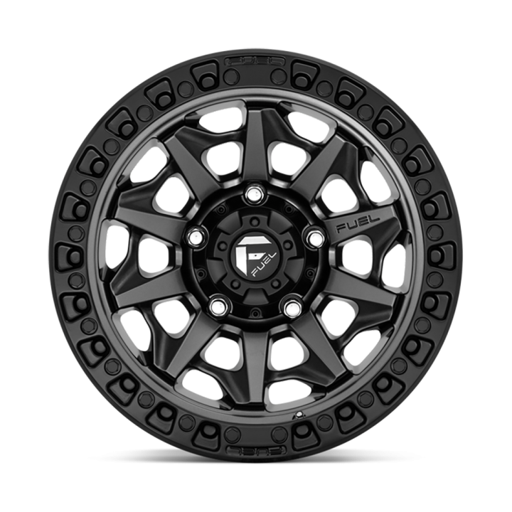 Felga aluminiowa D716 Covert Matte GUN Metal Black Bead Ring Fuel - ujęcie 2