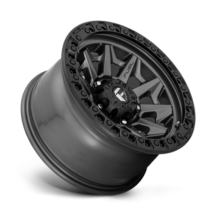 Felga aluminiowa D716 Covert Matte GUN Metal Black Bead Ring Fuel - ujęcie 3