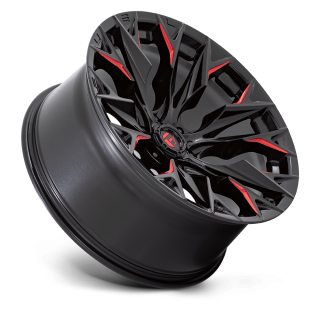 Felga aluminiowa D823 Flame Gloss Black Milled W/ Candy RED Fuel - ujęcie 2