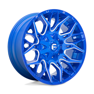 Felga aluminiowa D770 Twitch Anodized Blue Milled Fuel