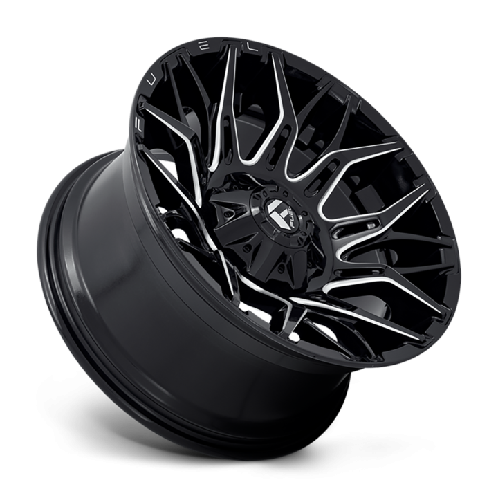 Felga aluminiowa D769 Twitch Glossy Black Milled Fuel - ujęcie 2