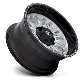 Felga aluminiowa D798 ARC Silver Brushed Face W/ Milled Black LIP Fuel - ujęcie 2