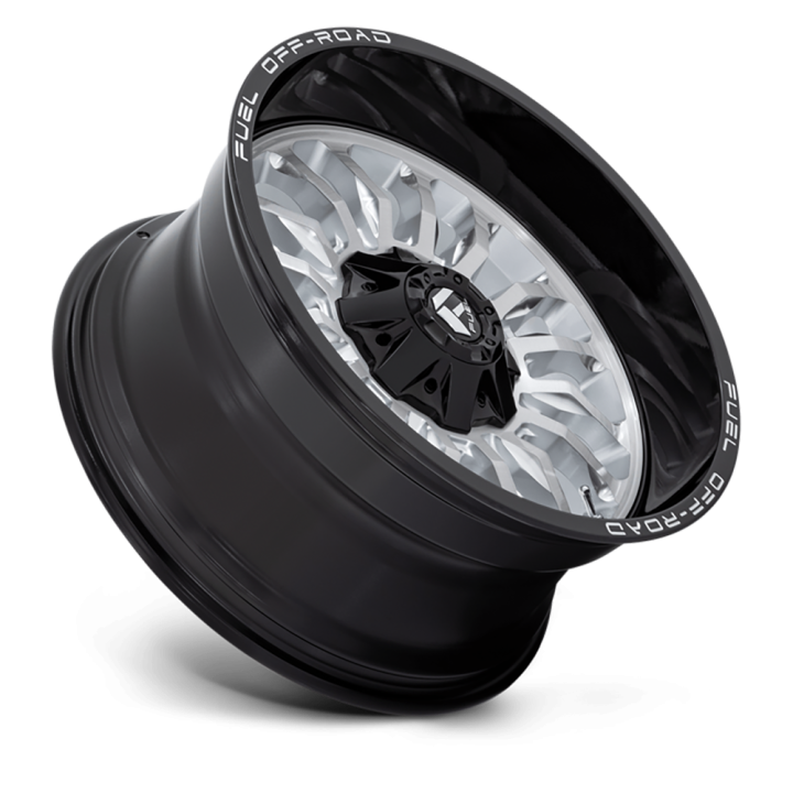 Felga aluminiowa D798 ARC Silver Brushed Face W/ Milled Black LIP Fuel - ujęcie 2
