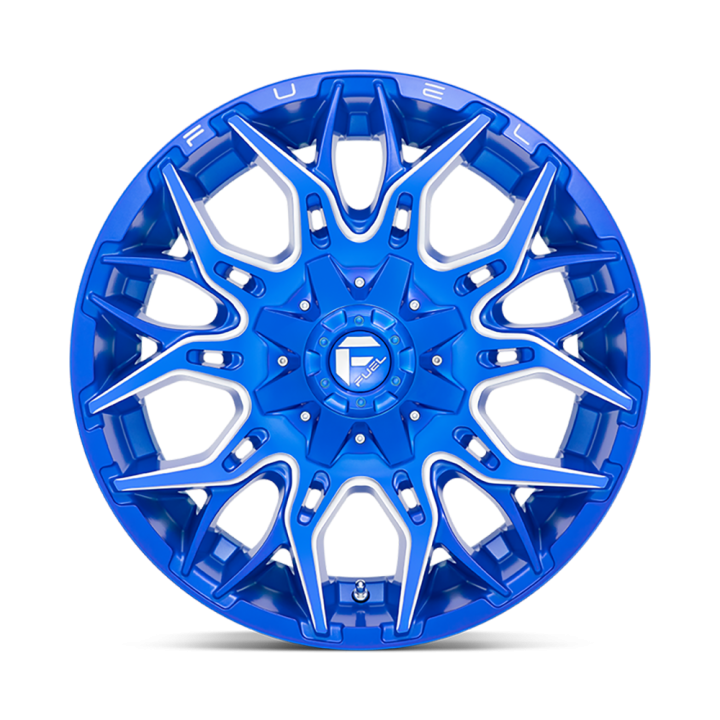 Felga aluminiowa D770 Twitch Anodized Blue Milled Fuel - ujęcie 2