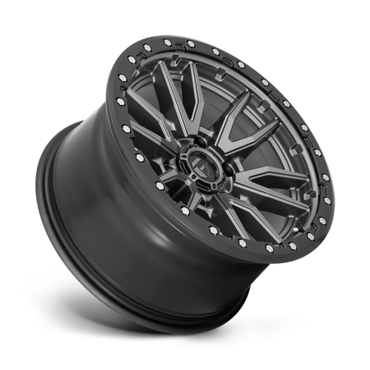 Felga aluminiowa D680 Rebel Matte GUN Metal Black Bead Ring Fuel - ujęcie 3