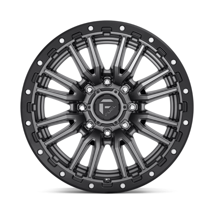 Felga aluminiowa D680 Rebel Matte GUN Metal Black Bead Ring Fuel - ujęcie 3
