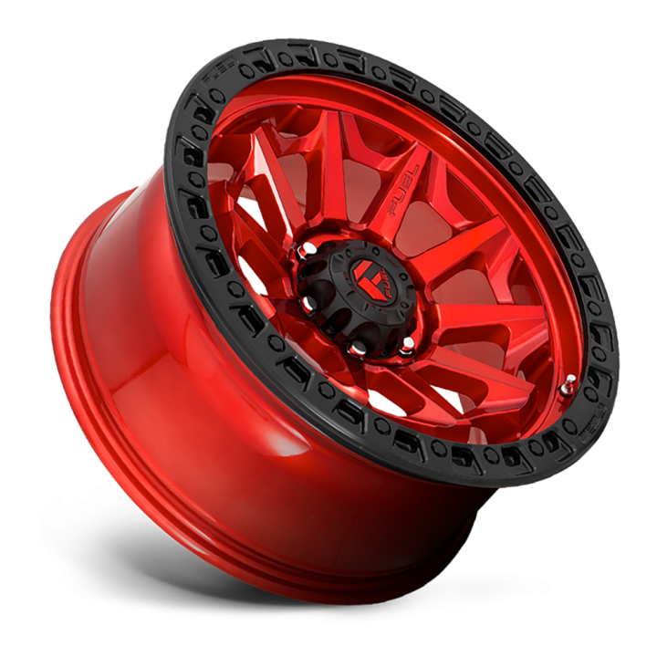 Felga aluminiowa D695 Covert Candy RED Black Bead Ring Fuel - ujęcie 2