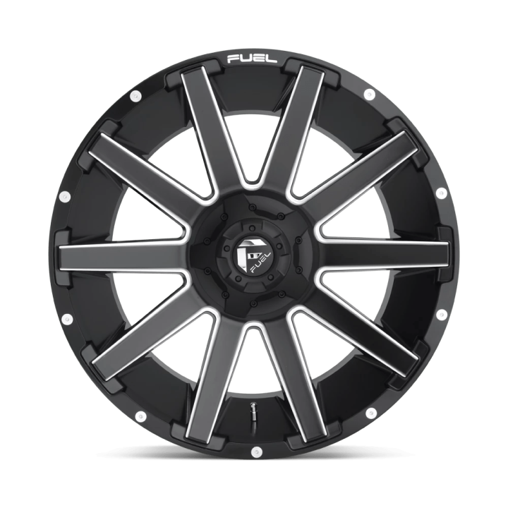 Felga aluminiowa D616 Contra Matte Black Milled Fuel - ujęcie 3