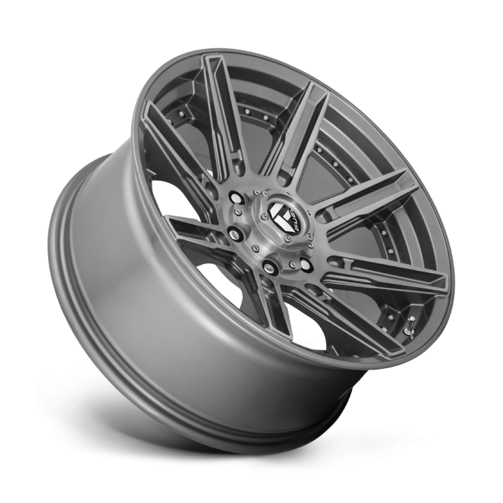 Felga aluminiowa D710 Rogue Platinum Brushed GUN Metal Tinted Clear Fuel - ujęcie 2