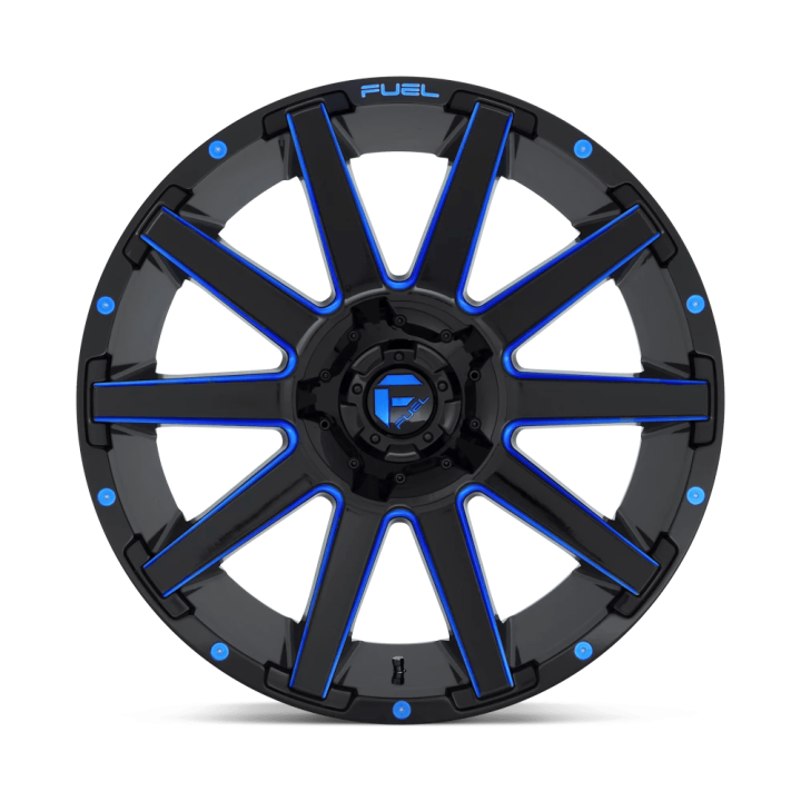 Felga aluminiowa D644 Contra Gloss Black Blue Tinted Clear Fuel - ujęcie 3