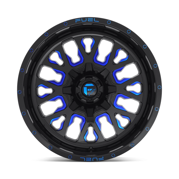 Felga aluminiowa D645 Stroke Gloss Black Blue Tinted Clear Fuel - ujęcie 3