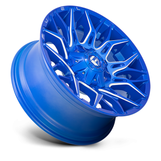 Felga aluminiowa D770 Twitch Anodized Blue Milled Fuel - ujęcie 2