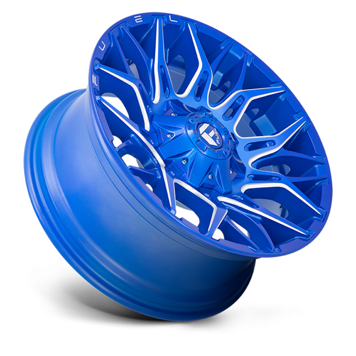 Felga aluminiowa D770 Twitch Anodized Blue Milled Fuel - ujęcie 2