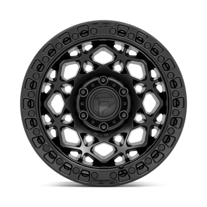 Felga aluminiowa D786 Unit Matte Black W/ Matte Black Ring Fuel - ujęcie 3