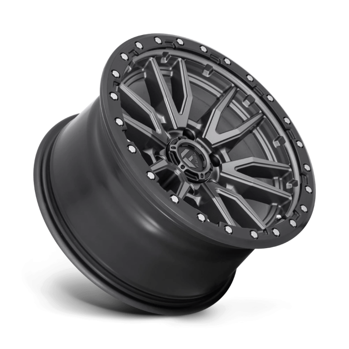 Felga aluminiowa D680 Rebel Matte GUN Metal Black Bead Ring Fuel - ujęcie 2