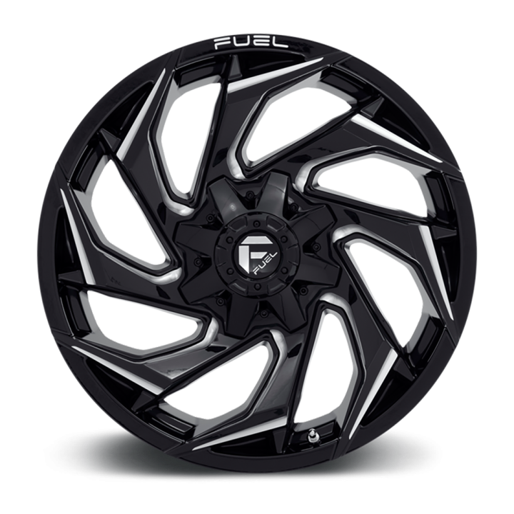 Felga aluminiowa D753 Reaction Gloss Black Milled Fuel - ujęcie 3
