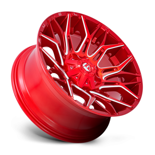 Felga aluminiowa D771 Twitch Candy RED Milled Fuel - ujęcie 2