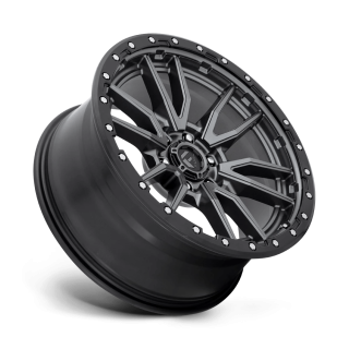 Felga aluminiowa D680 Rebel Matte GUN Metal Black Bead Ring Fuel - ujęcie 2