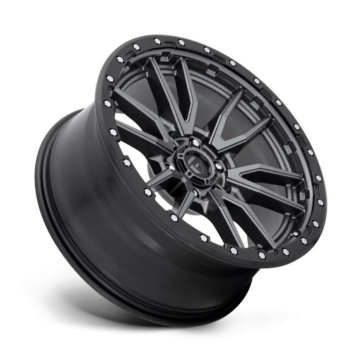Felga aluminiowa D680 Rebel Matte GUN Metal Black Bead Ring Fuel - ujęcie 2