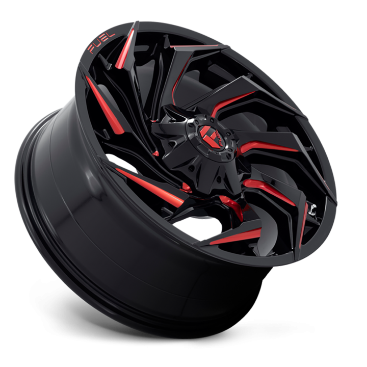 Felga aluminiowa D755 Reaction Gloss Black Milled W/ RED Tint Fuel - ujęcie 2