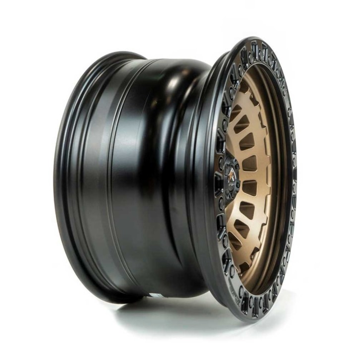 Felga aluminiowa D634 Zephyr Matte Bronze Black Bead Ring Fuel - ujęcie 5