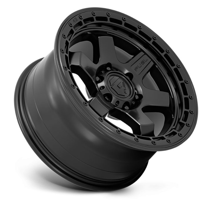 Felga aluminiowa D750 Block Matte Black W/ Black Ring Fuel - ujęcie 2
