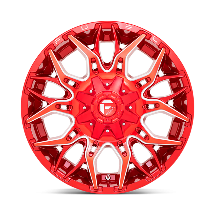 Felga aluminiowa D771 Twitch Candy RED Milled Fuel - ujęcie 3
