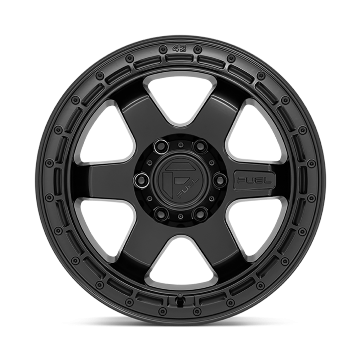 Felga aluminiowa D750 Block Matte Black W/ Black Ring Fuel - ujęcie 3