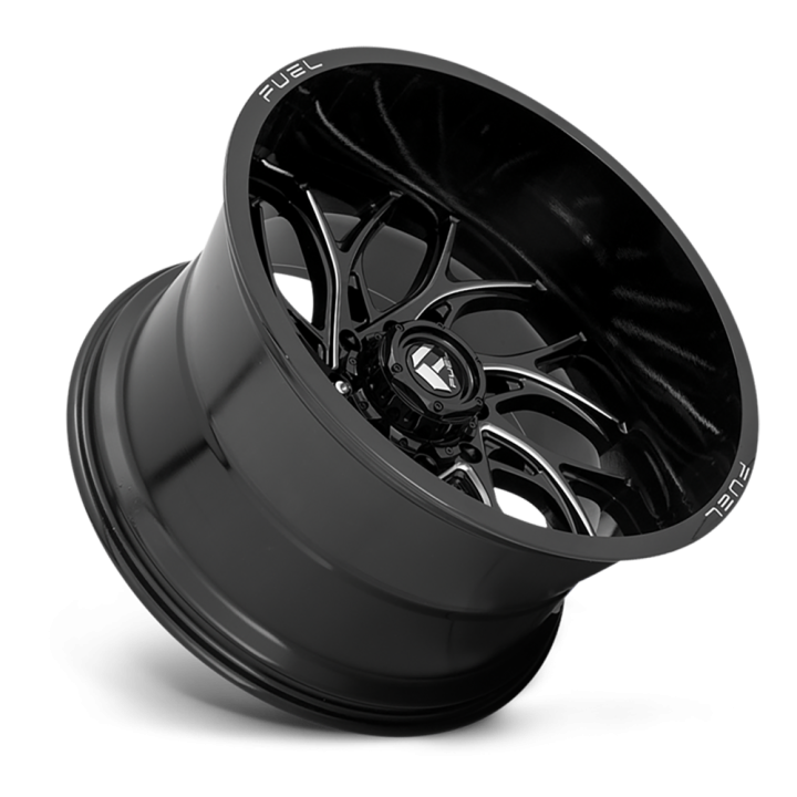 Felga aluminiowa D741 Runner Gloss Black Milled Fuel - ujęcie 2
