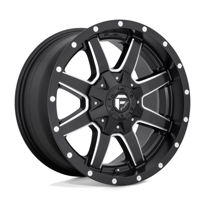 Felga aluminiowa D538 Maverick Matte Black Milled Fuel