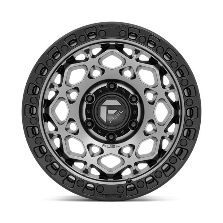 Felga aluminiowa D784 Unit Gunmetal W/ Matte Black Ring Fuel - ujęcie 3