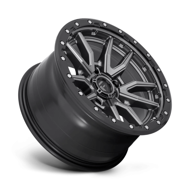 Felga aluminiowa D680 Rebel Matte GUN Metal Black Bead Ring Fuel - ujęcie 2