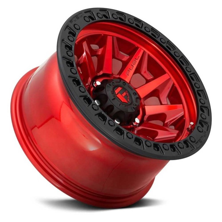 Felga aluminiowa D695 Covert Candy Red/Black Ring Fuel - ujęcie 3