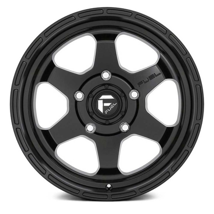 Felga aluminiowa D664 Shok Matte Black Fuel - ujęcie 2