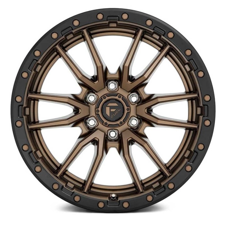 Felga aluminiowa D681 Rebel 6 Matte Bronze Black Bead Ring Fuel - ujęcie 2
