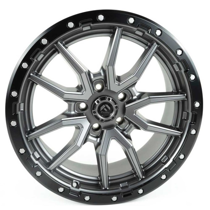 Felga aluminiowa D680 Rebel 5 Anthracite Gun Metal/Black Ring Fuel - ujęcie 4