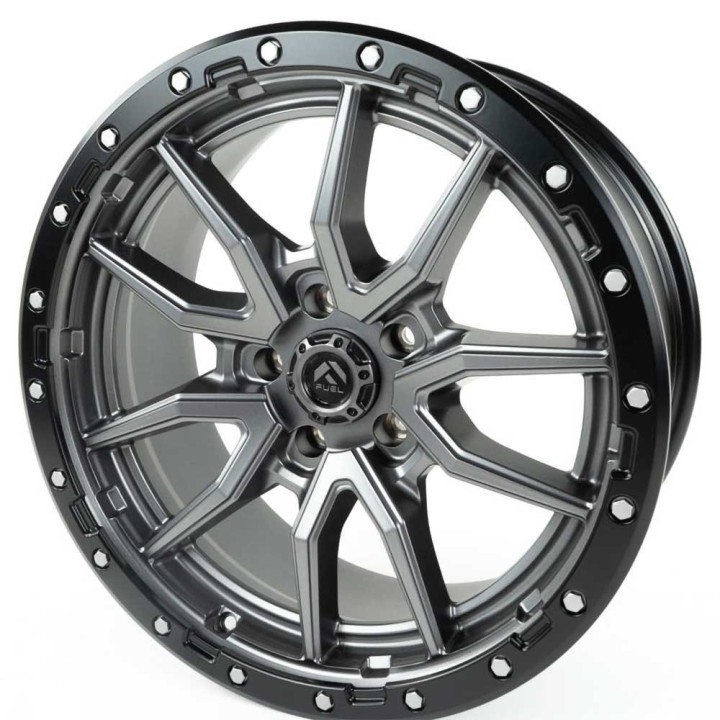 Felga aluminiowa D680 Rebel 5 Anthracite Gun Metal/Black Ring Fuel - ujęcie 5