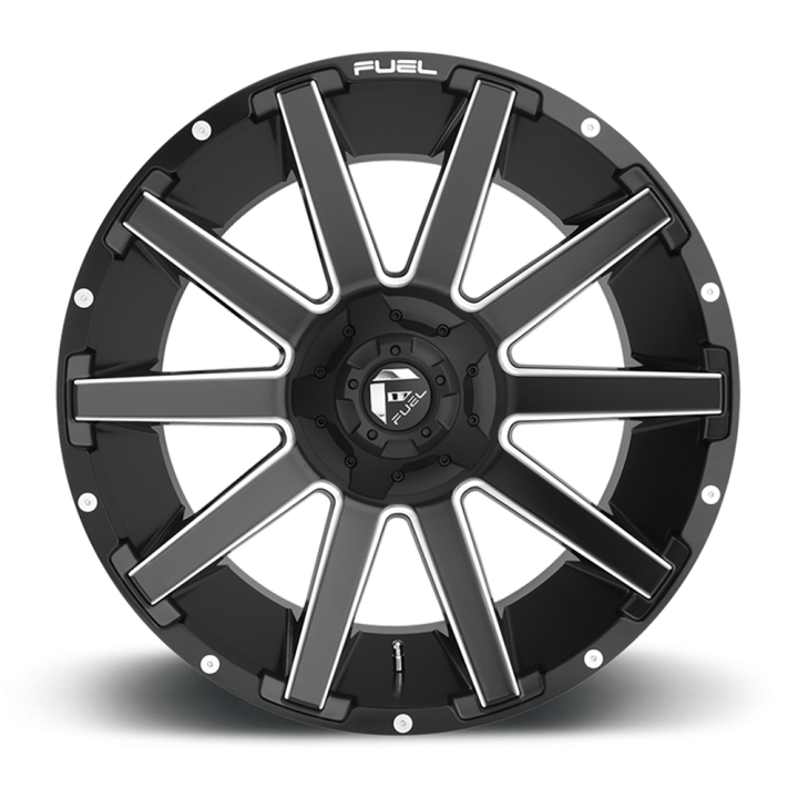 Felga aluminiowa D616 Contra Matte Black Milled Fuel - ujęcie 2