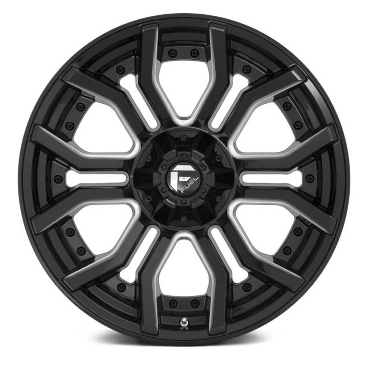 Felga aluminiowa D711 Rage Gloss Black Milled Fuel - ujęcie 2