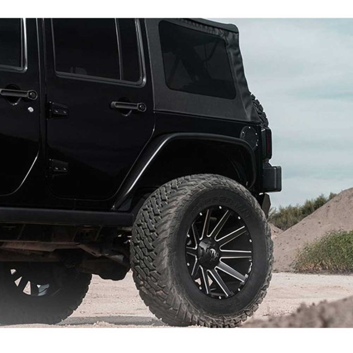 Felga aluminiowa D616 Contra Matte Black Milled Fuel - ujęcie 7