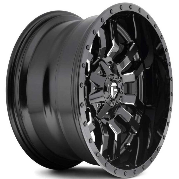 Felga aluminiowa D595 Sledge Gloss Black Milled Fuel - ujęcie 3