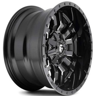Felga aluminiowa D596 Sledge Matte Black/Gloss Black Lip Fuel - ujęcie 2