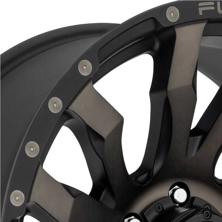 Felga aluminiowa D674 Blitz Matte Black/Double Dark Tint Fuel - ujęcie 4