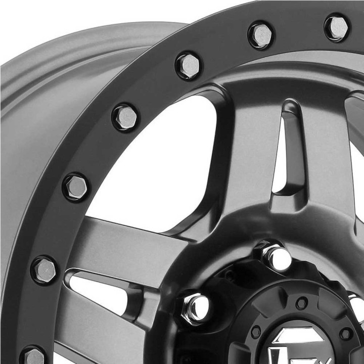 Felga aluminiowa D558 Anza Matte Gunmetal/Black Bead Ring Fuel - ujęcie 2
