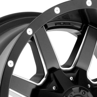 Felga aluminiowa D538 Maverick Matte Black Milled Fuel - ujęcie 2